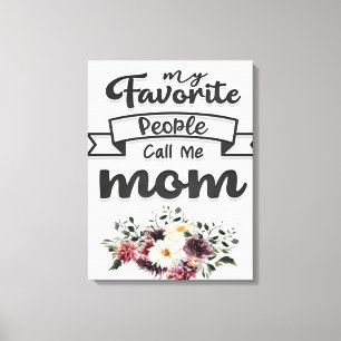 Toile Appelez-moi maman  Meilleur cadeau de maman