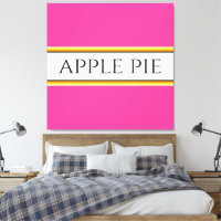 APPLE PIE amusant rose vif Blancs Jaunes