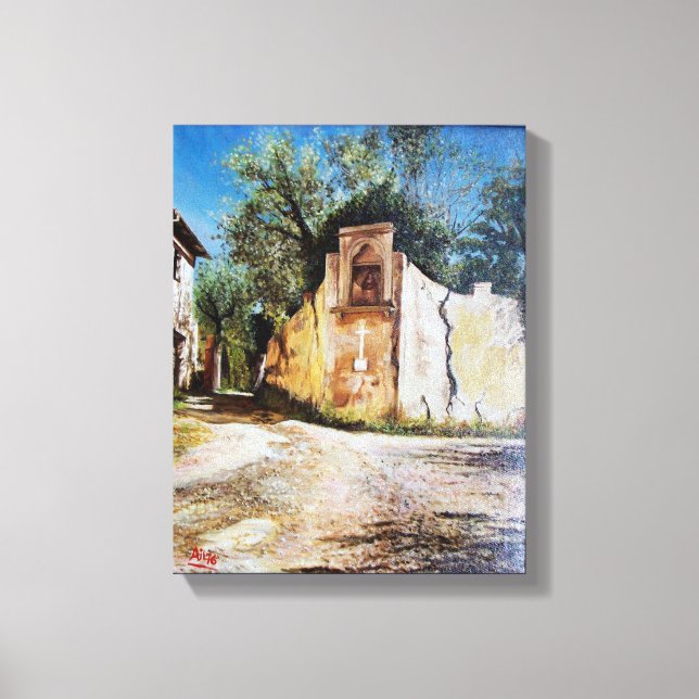 Toile APRÈS-MIDI À RIMAGGIO / Vue Toscane (Recto)
