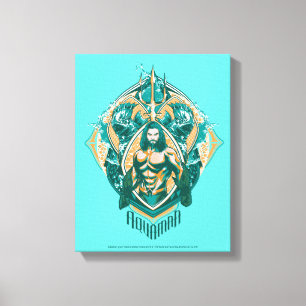 Toile Aquaman Graphique Aquaman & Trenchers