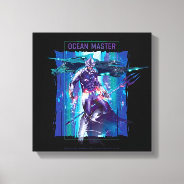 Toile Aquaman | Ocean Master King Orm Refractionné Graph (Recto)
