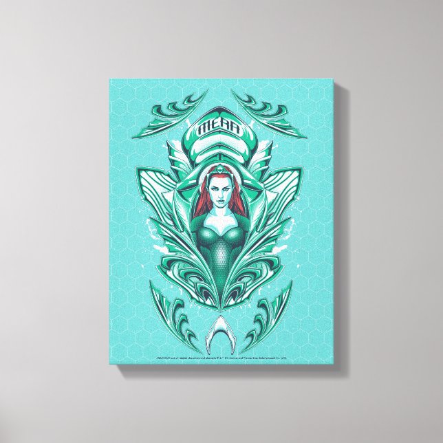 Toile Aquaman | Ornate Mera Graphic (Recto)