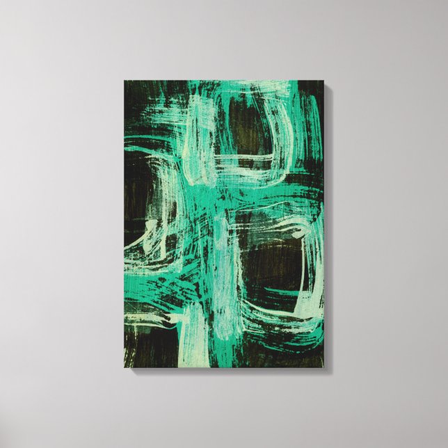 Toile Aquamarine Windows I (Recto)