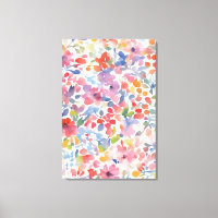 Aquarelle Abstraite Flore perdue
