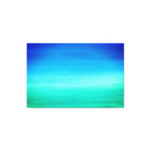 Aquarelle claire tropicale Océan bleu vert