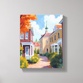 Toile Aquarelle de Newport Rhode Island