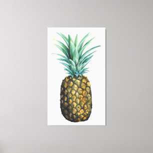 Toile Aquarelle tropicale d'ananas