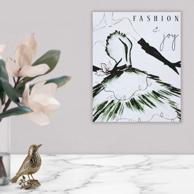 Toile Aquarelle Vogue Mode Modèle Vacances (Créateur téléchargé)