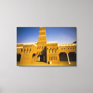 Toile Arabie Saoudite, Riyad, mosquée d'Al Diriya