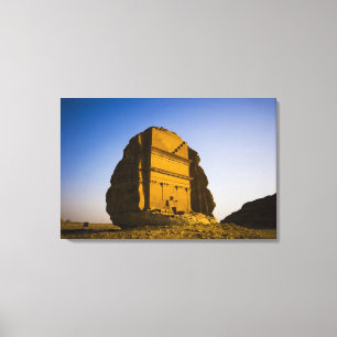 Toile Arabie saoudite, site de Madain Saleh, ancien 4