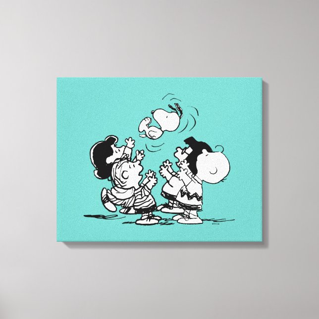 Toile Arachides Gang Lifting Snoopy (Recto)