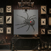 Araignée Veuve Noire Dessin Original Art