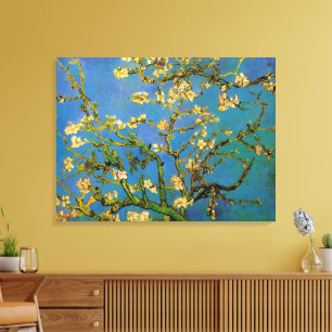 Toile Arbre aux amandes en fleurs par Vincent van Gogh