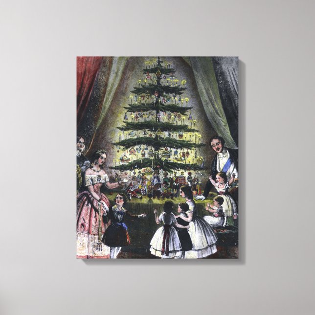 Toile Arbre de Noël de la reine Victoria (Recto)