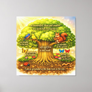 Toile Arbre de vision radieux
