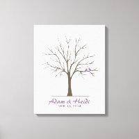 Arbre d'empreintes digitales mariage - Inséparable