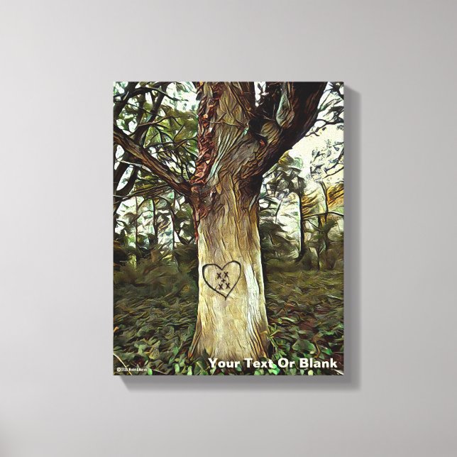 Toile Arbre des amoureux (Recto)