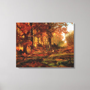 Toile Arbres automnaux à Cresheim Glen (Philadelphie)