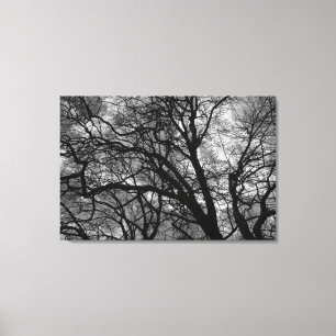 Toile Arbres en hiver
