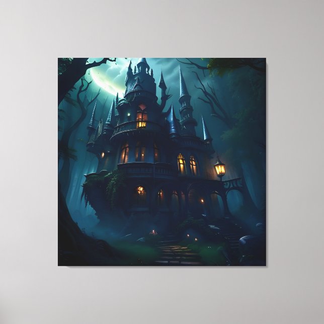 Toile Arcane gothique Paysage magique 1 (Recto)