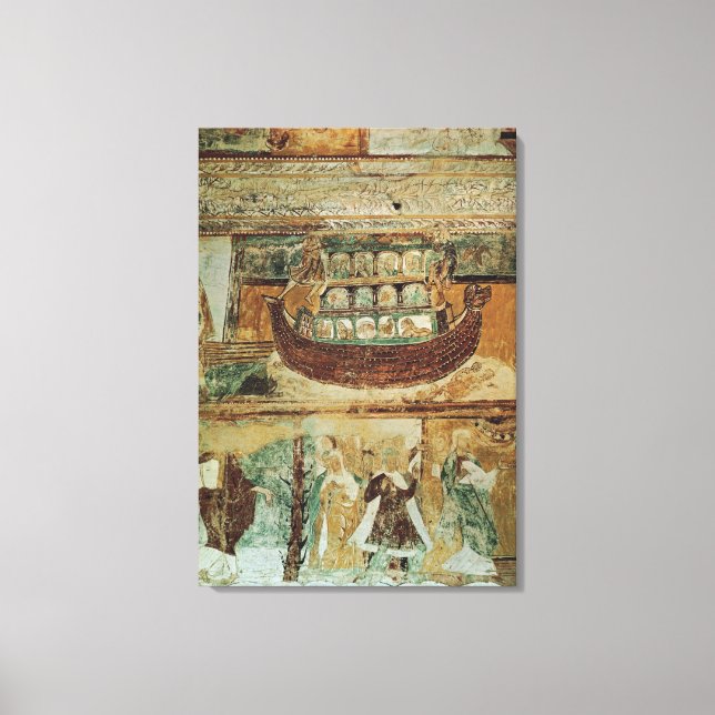Toile Arche de Noé pendant les inondations, vers 1100 (Recto)