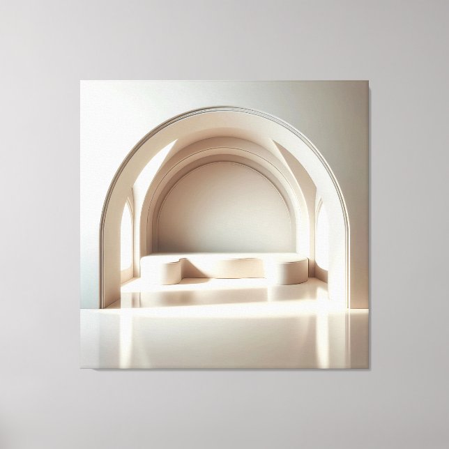 Toile Arched Window Alcove (Recto)
