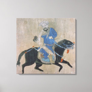 Toile Archer mongol à cheval