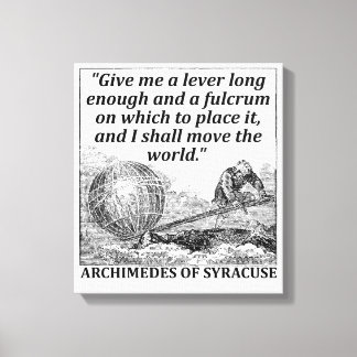 Toile Archimedes Lever