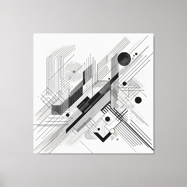 Toile Architectural Line Matrix (Recto)