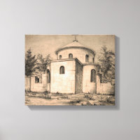 Architecture Ancienne église orthodoxe Dessin des