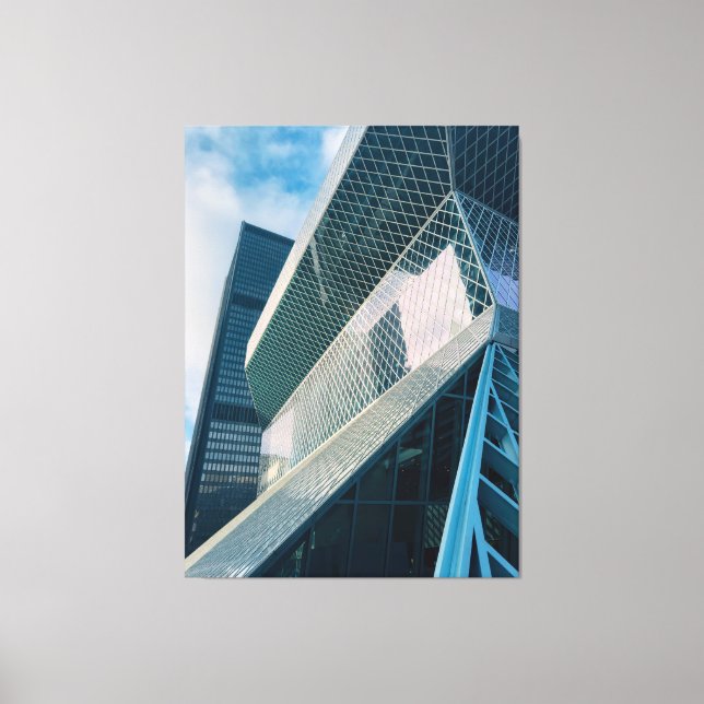 Toile Architecture moderne de Seattle (Recto)