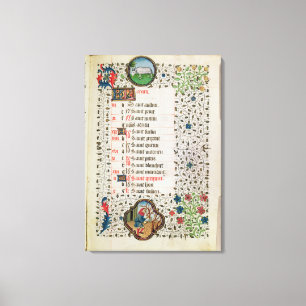 Toile Aries et un homme abattant des arbres