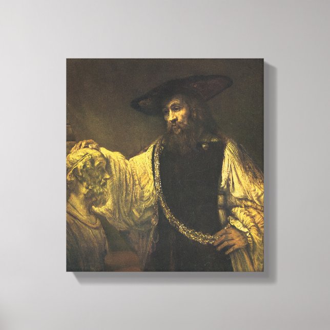 Toile Aristote Contemplating the Bust of Homer, 1653 (Recto)