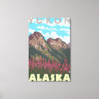 Armes à feu et montagnes - Yukon, Alaska