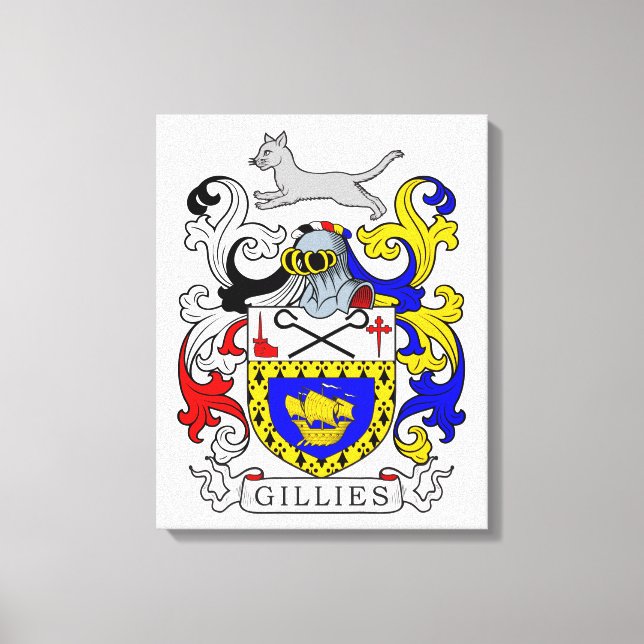 Toile Armoiries de Gillies (Recto)