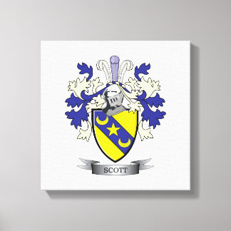 Toile Armoiries de Scott Family Crest