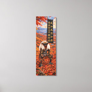 Toile Armure de samouraï Takeda Shingen Automne 12x36