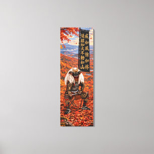 Toile Armure de samouraï Takeda Shingen Automne 16x48