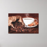 Arôme de café Aquarelle Imprimer Mur Art