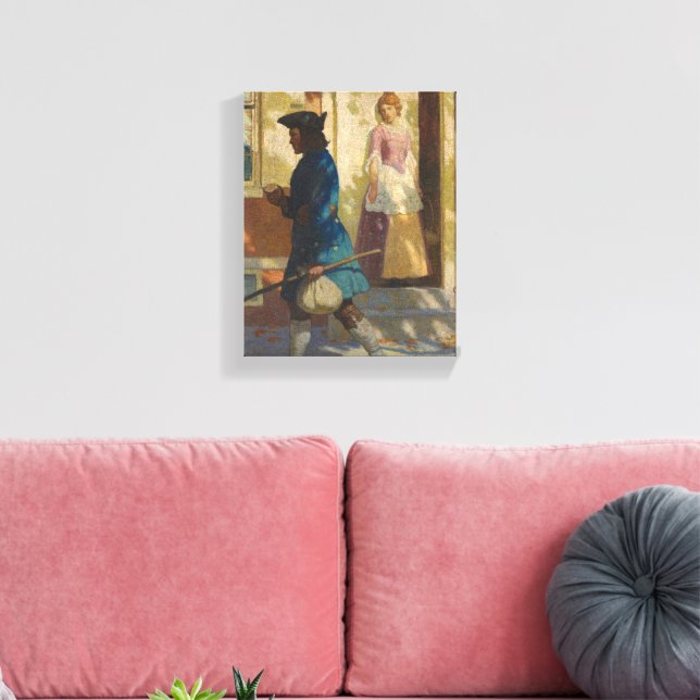 Toile Arrivée de Franklin à Philadelphie par N. C. Wyeth (Insitu(Salon))