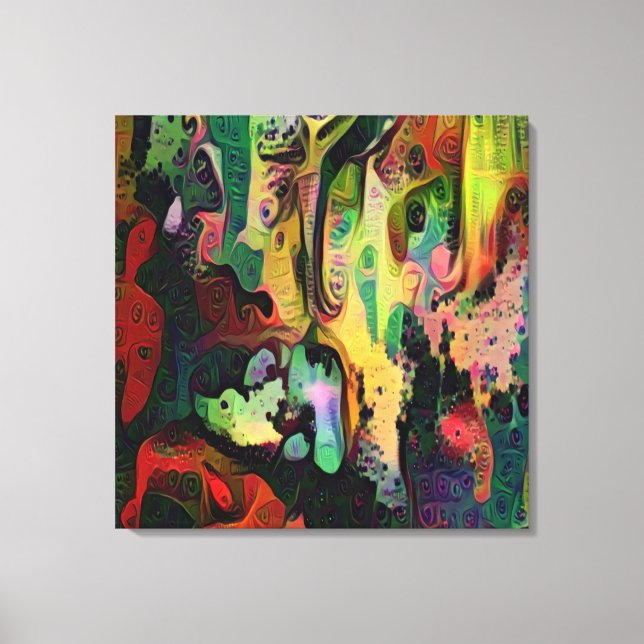 Toile Art Abstrait (Recto)