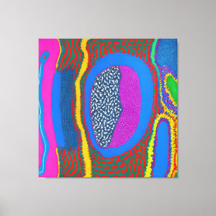 Toile Art Abstrait autochtone Vol 07