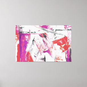 Toile art abstrait coloré
