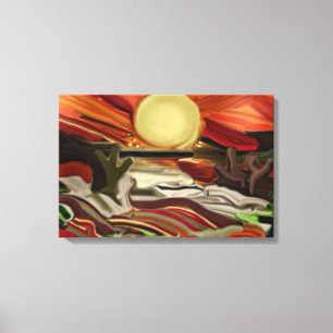 Toile Art abstrait de cieux du sud-ouest