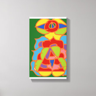 Toile Art abstrait différent mais cool