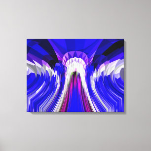 Toile Art abstrait du temps qui passe