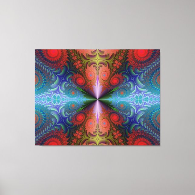 Toile Art Abstrait Fractal Canvas (Recto)