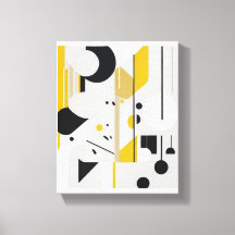 Art abstrait géométrique moderne de milieu de sièc
