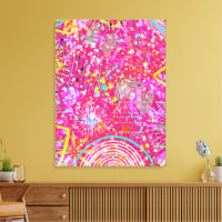 Art abstrait maximaliste : le magasin de bonbons