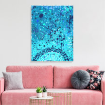 Art abstrait : Symphonie sur la mer